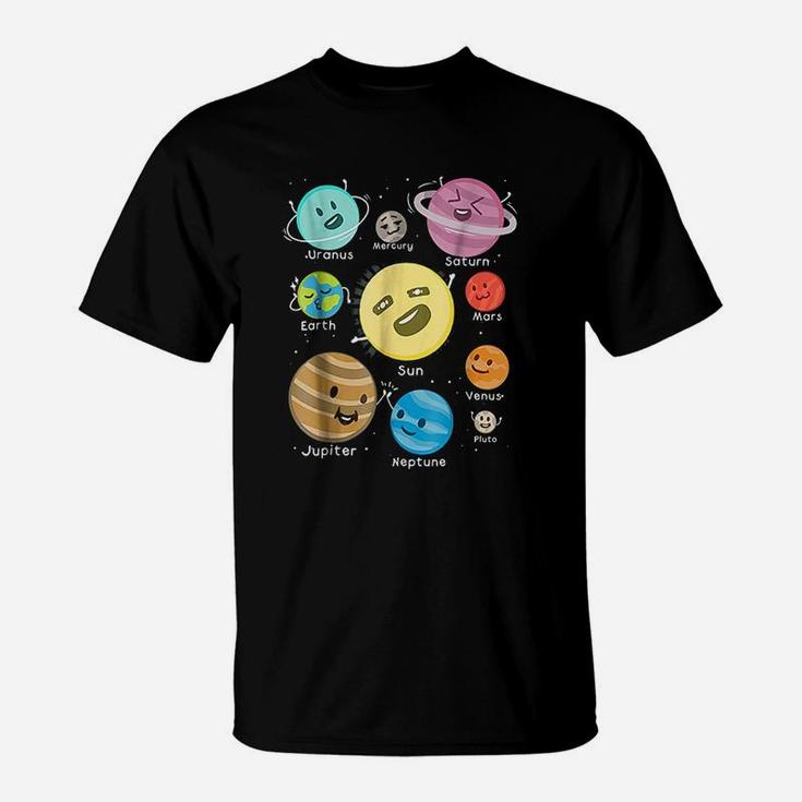 Solar System Funny Outer Space Planet Party T Shirt
