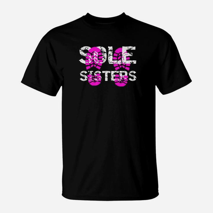 Sole Sisters Girls Hiking Girls Running Boot Prin T-Shirt