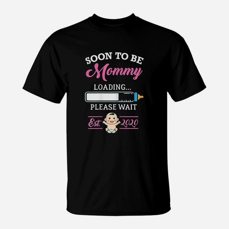 Soon To Be Mommy Est 2020 Or 2019 First Time Moms T-Shirt