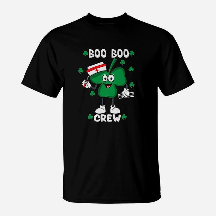 St Patricks Day Boo Boo Crew Nurse Shamrock Funny For Nurse T-Shirt