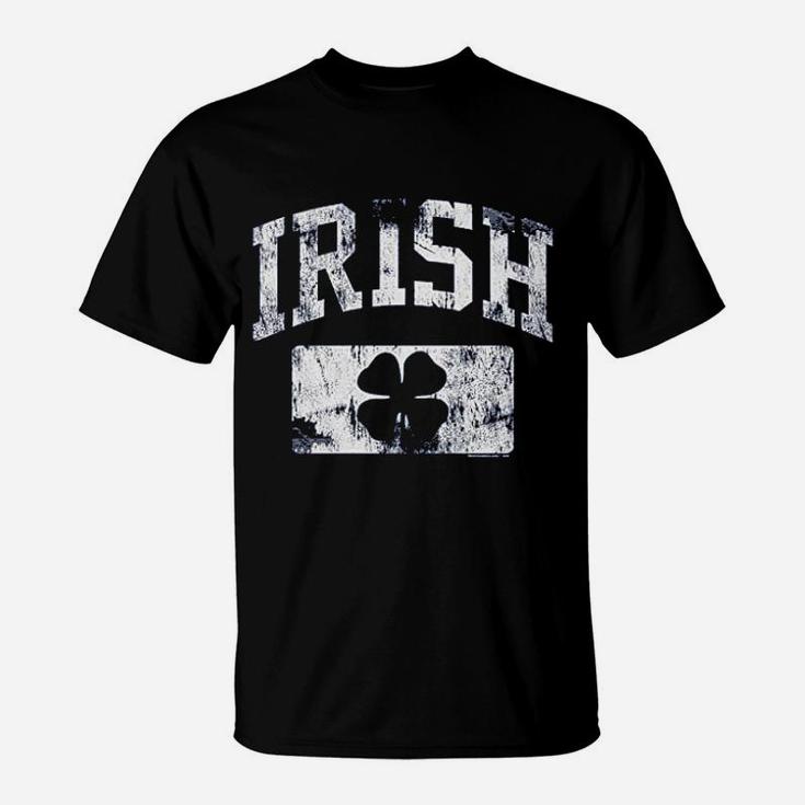 St Patricks Day Irish Athletic Vintage Distressed Irish T-Shirt