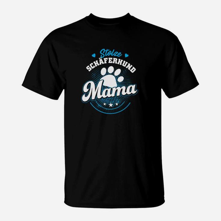 Stolze Schäferhund Mama T-Shirt