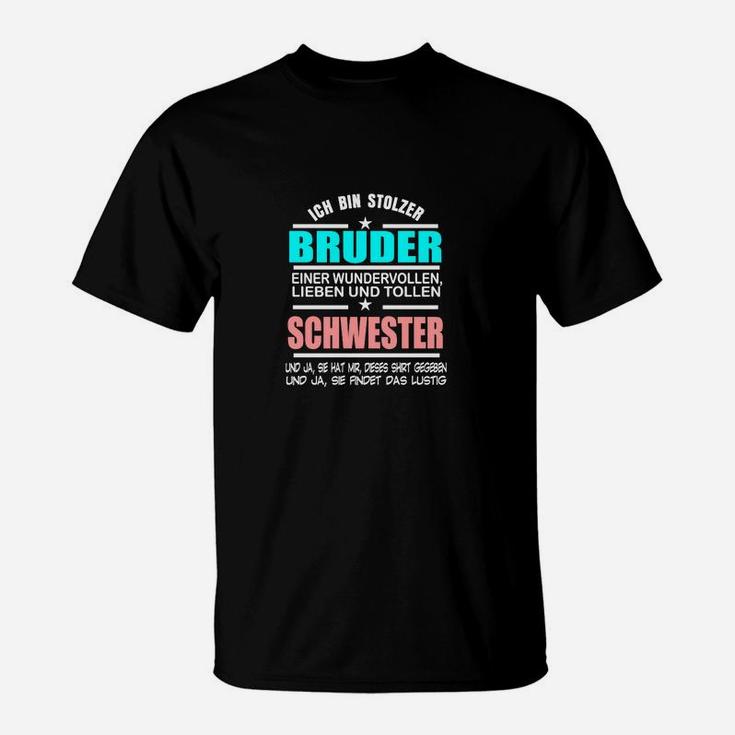 Stolzer Bruder Schwester T-Shirt