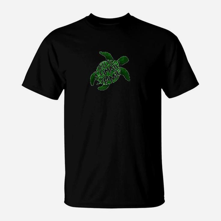 Stop Climate Change Sea Turtle Climate Change T-Shirt
