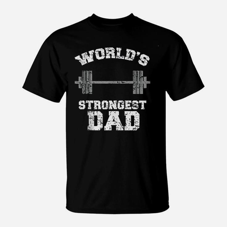 Strong Dad Gym Best Daddy Ever, dad birthday gifts T-Shirt