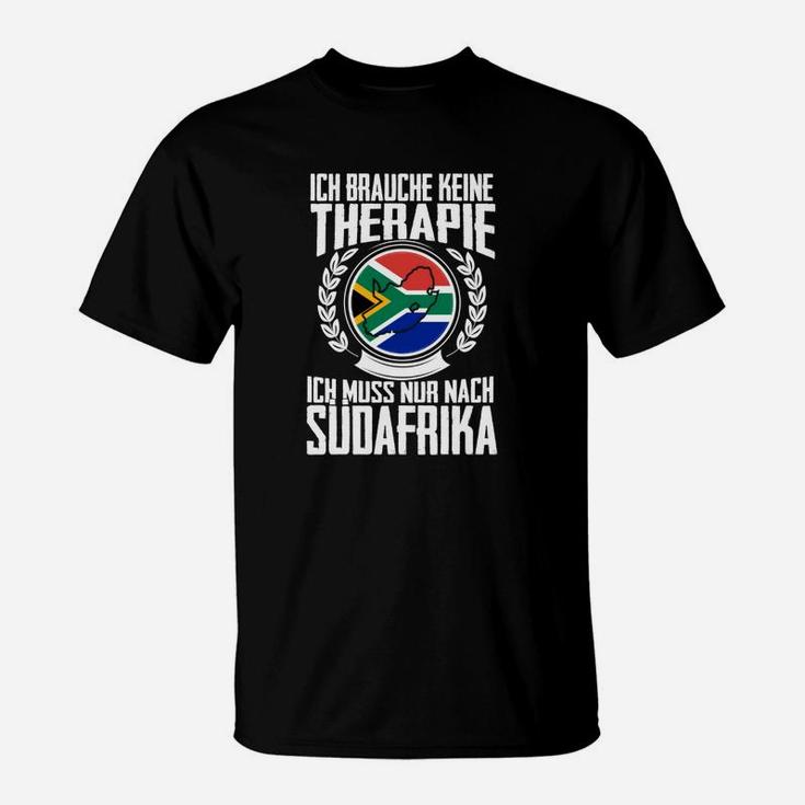 Südafrika Reiseliebhaber T-Shirt, Therapieersatz Motiv