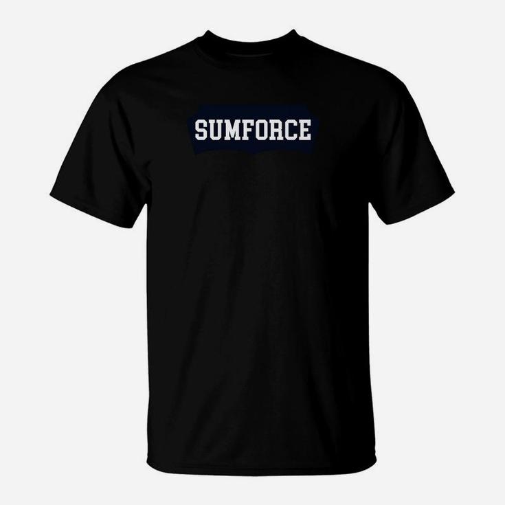 SUMFORCE Klassisches Logo T-Shirt, Schwarz für Herren