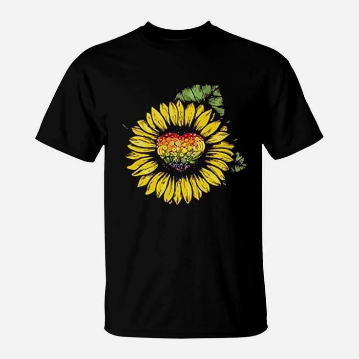 Sunflower Vegetarian Vegan World Vegetarian Day T-Shirt