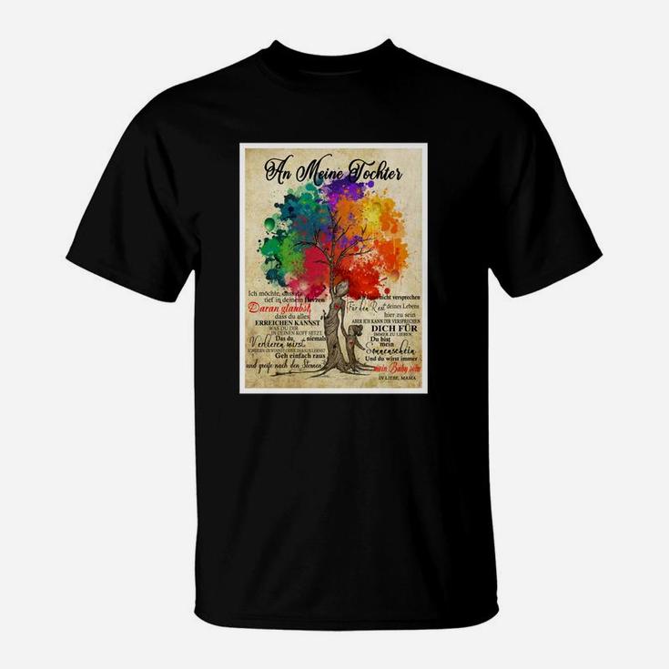 T-Shirt für Tochter, Natur und Abenteuer Motiv, Geburtstagsgeschenk