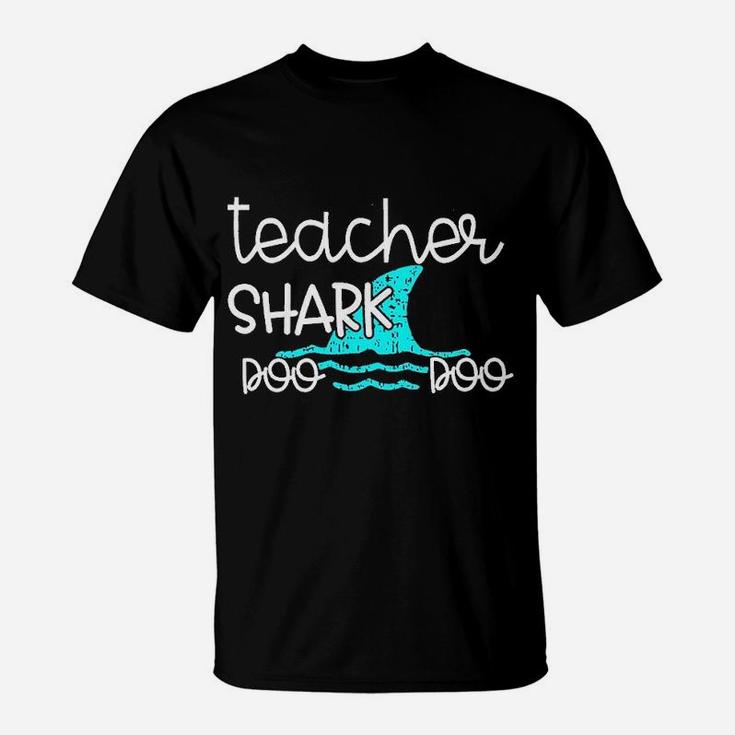 Teacher Shark Doo Doo Funny Graphics T-Shirt