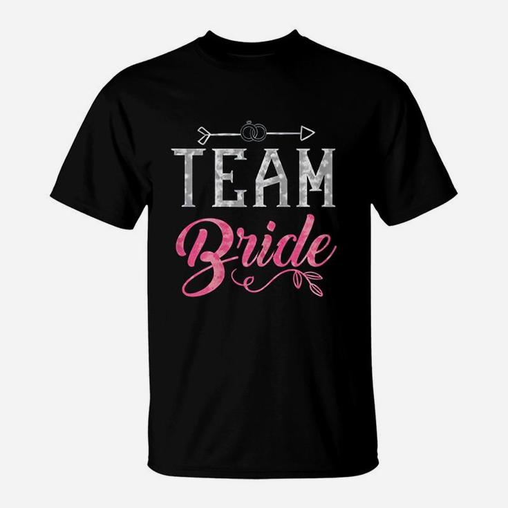 Team Bride Bridal Party Bride Squad Wedding Party T-Shirt