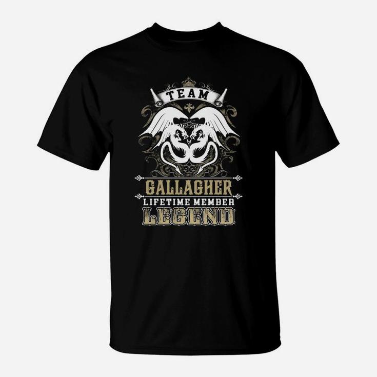 Team Gallagher Lifetime Member Legend -gallagher T Shirt Gallagher Hoodie Gallagher Family Gallagher Tee Gallagher Name Gallagher Lifestyle Gallagher Shirt Gallagher Names T-Shirt