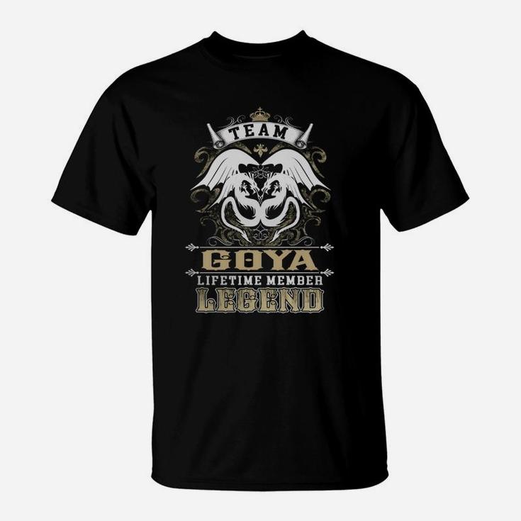 Team Goya Lifetime Member Legend -goya T Shirt Goya Hoodie Goya Family Goya Tee Goya Name Goya Lifestyle Goya Shirt Goya Names T-Shirt