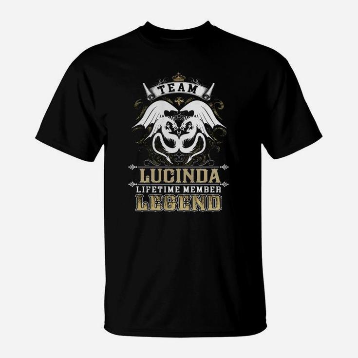 Team Lucinda Lifetime Member Legend -lucinda T Shirt Lucinda Hoodie Lucinda Family Lucinda Tee Lucinda Name Lucinda Lifestyle Lucinda Shirt Lucinda Names T-Shirt