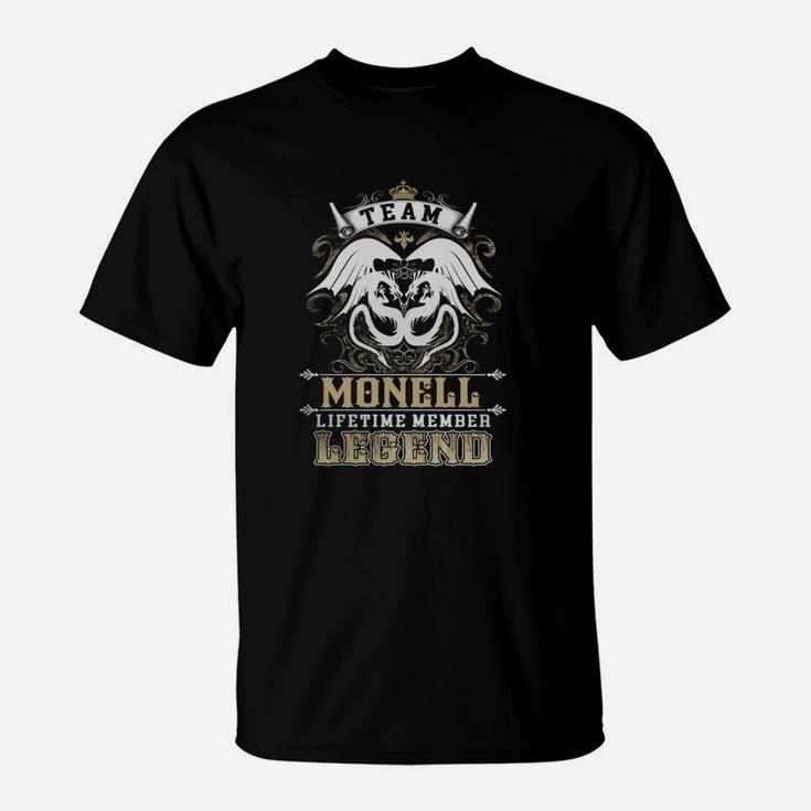 Team Monell Lifetime Member Legend -monellShirt Monell Hoodie Monell Family Monell Tee Monell Name Monell Lifestyle Monell Shirt Monell Names T-Shirt