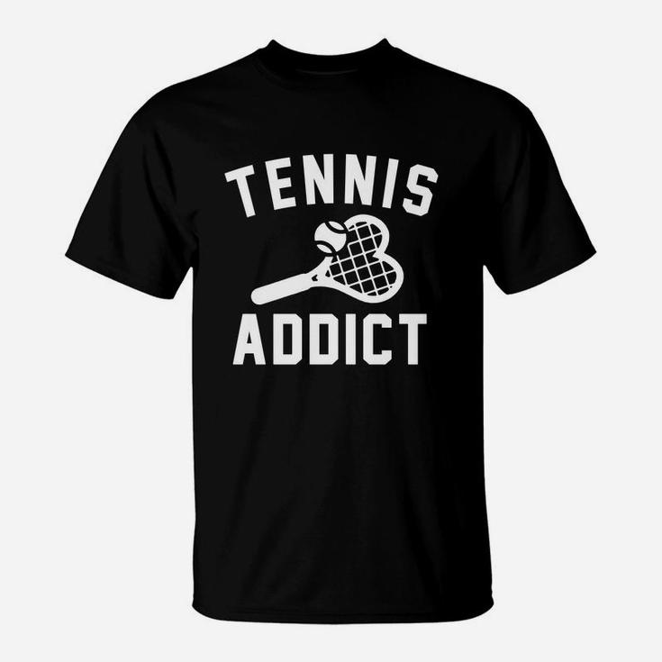 Tennis Ball Racket Ace Sports Team Player Mom Dad Tenis T Shirt T-Shirt
