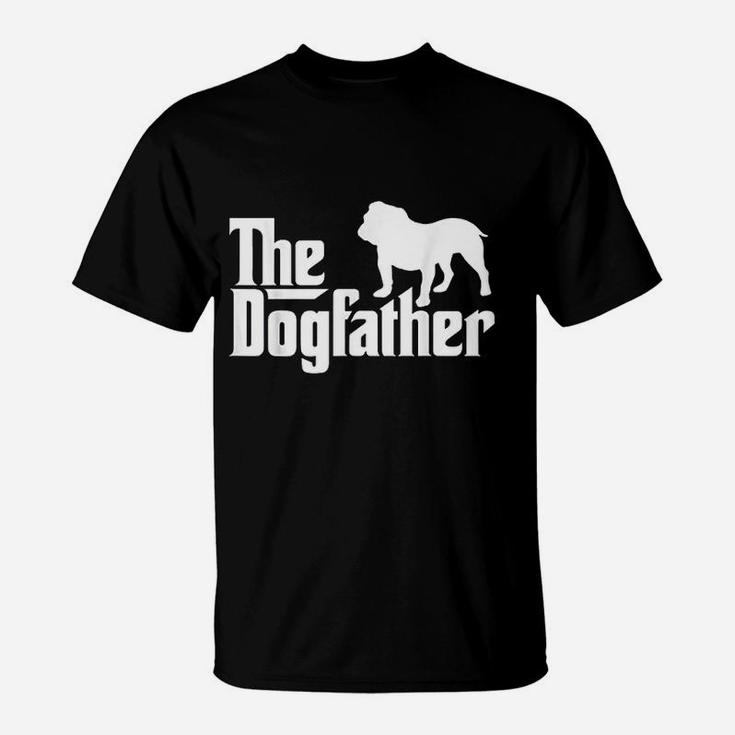 The Dogfather Bulldog, best christmas gifts for dad T-Shirt