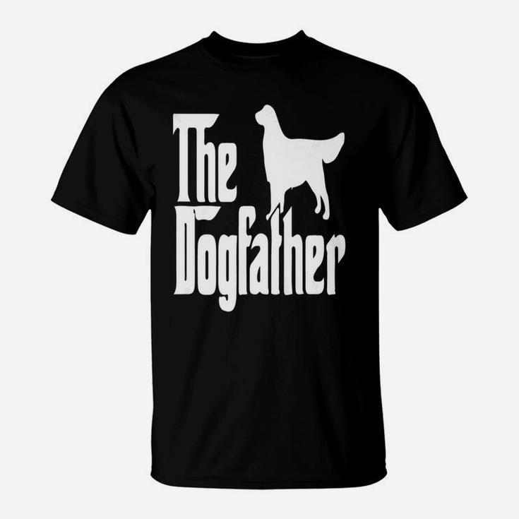 The Dogfather Golden Retriever, dad birthday gifts T-Shirt