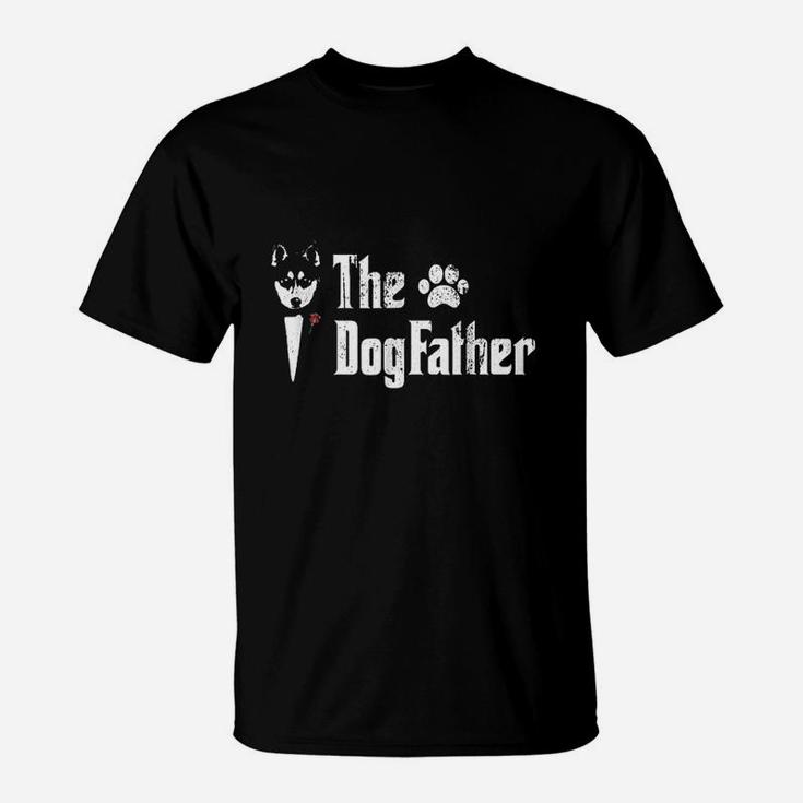 The Dogfather Siberian Husky Dog Dad T-Shirt