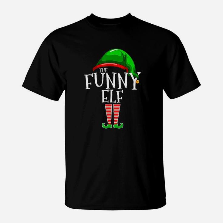 The Funny Elf Group Matching Family Christmas Gift Holiday T-Shirt
