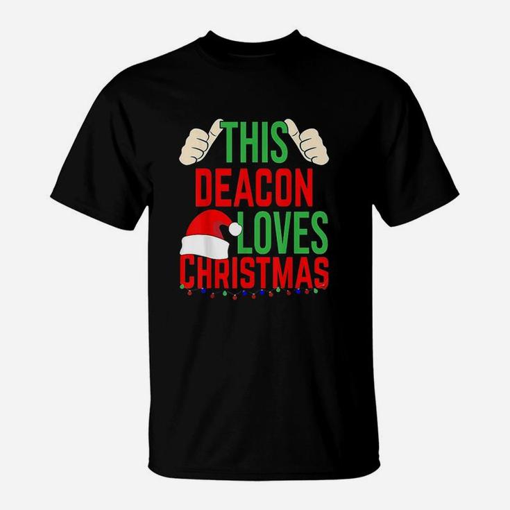 This Deacon Loves Christmas Gift T-Shirt