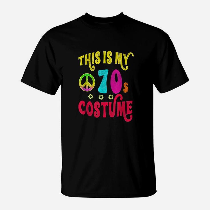 This Is My 70s Costume Groovy Peace Halloween T-Shirt