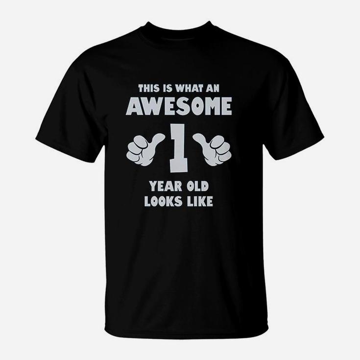 T-shirt Bambino 'This Is What An Awesome One Year Old Looks Like' – Compleanno 1 Anno - Foto 3