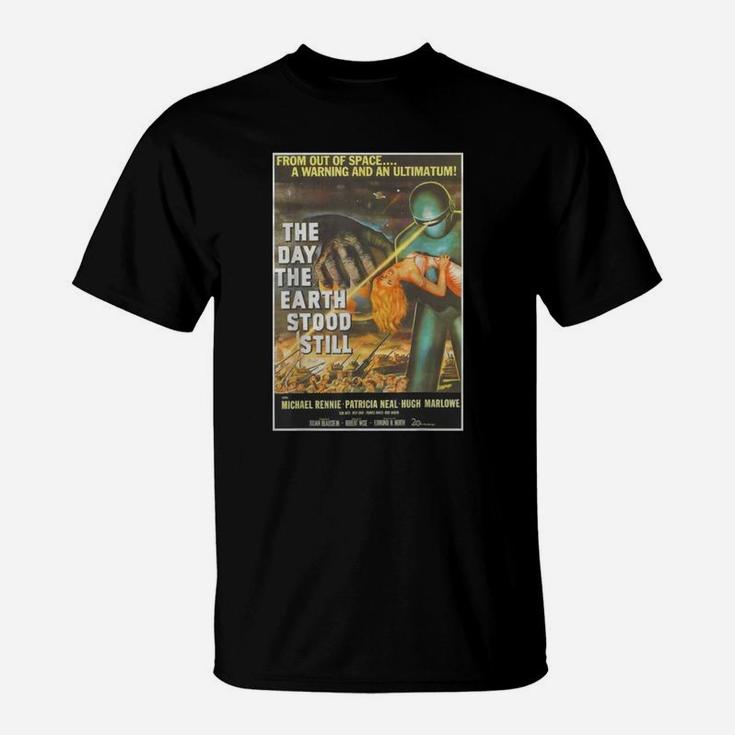 Top Sci Fi Robot Halloween Earth Invasion Shirt T-Shirt