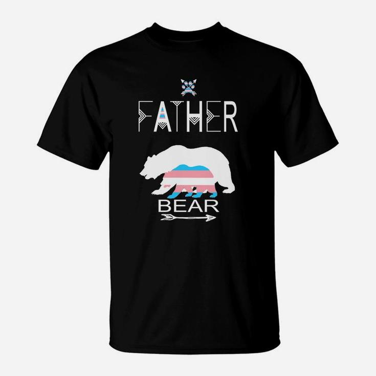Transgender Father Bear For Dads Of A Trans Child Cool Shirt T-Shirt