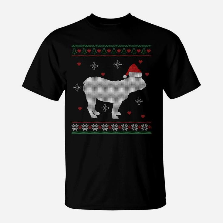 Ugly Christmas Pug Funny Gift Dog Lover T-Shirt