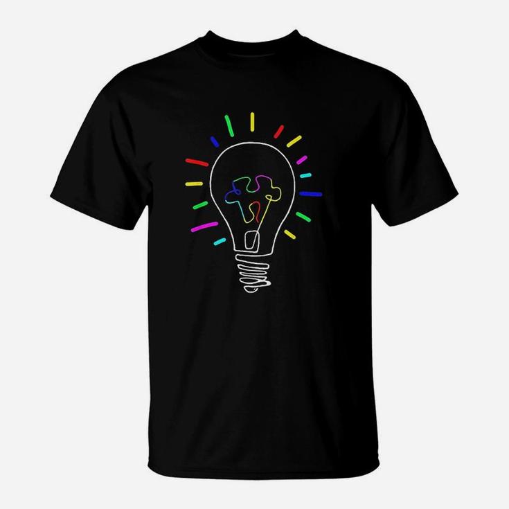 Unique Autism Awareness Illustration For Autism Support T-Shirt