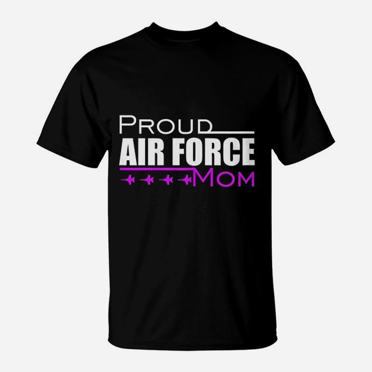 U.s. Air Force Proud Pink Mom Gift Usaf Mom T-Shirt