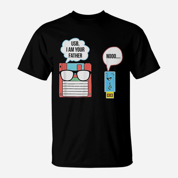 Usb I Am Your Father Nooo Funny Geek Nerd Computer T-Shirt