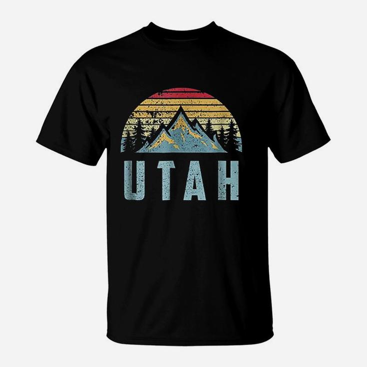 Utah Retro Vintage Mountains T-Shirt
