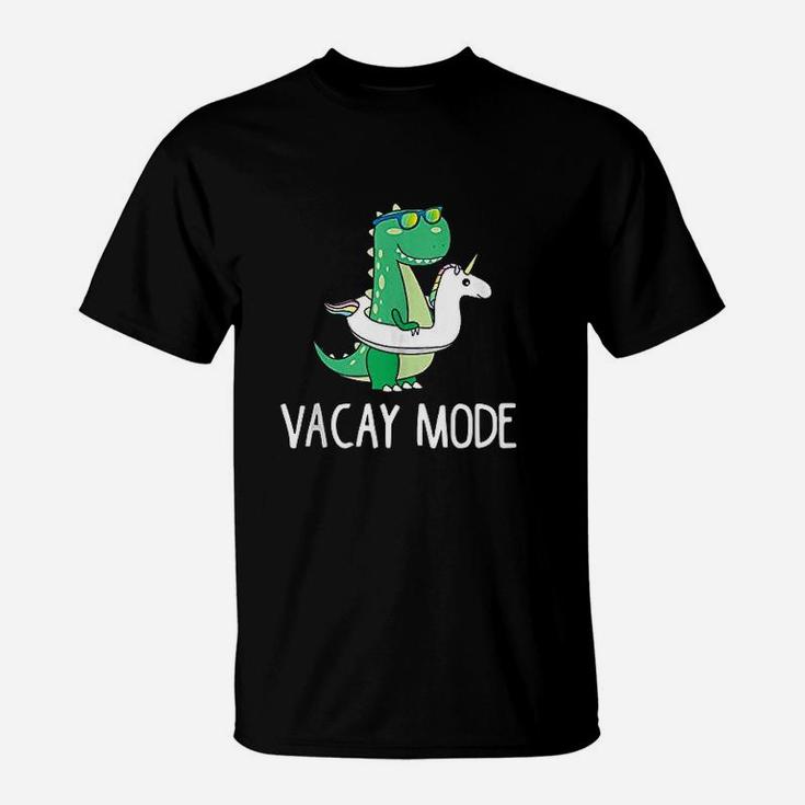 Vacay Mode Cute Dinosaur Funny Family Vacation Gift T-Shirt