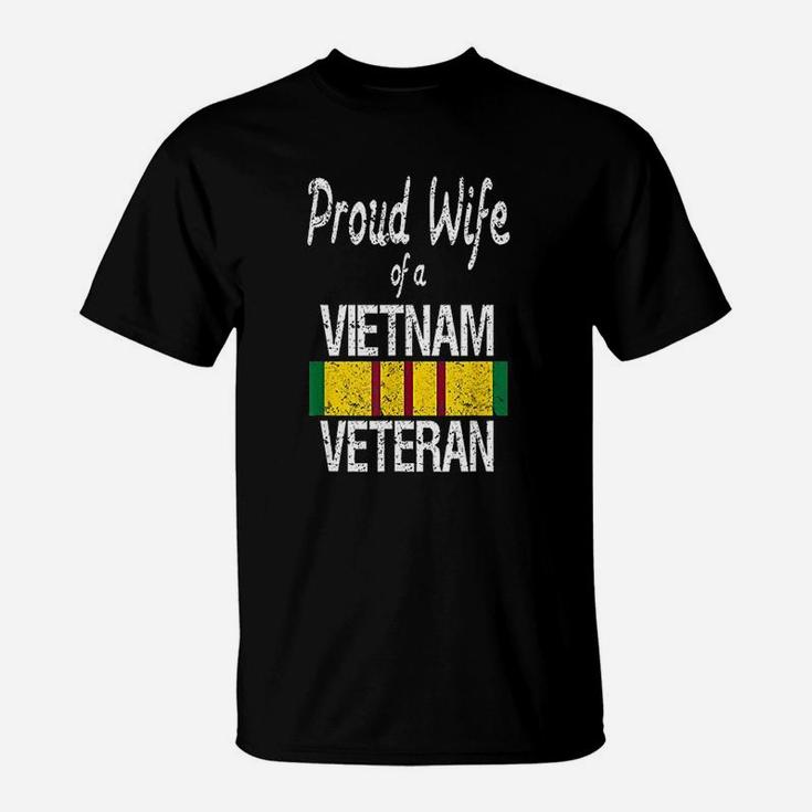 Vietnam Veteran Proud Wife Of A Vietnam Veteran T-Shirt