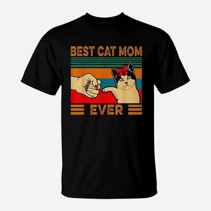 Vintage Best Cat Mom Ever Best Gifts For Mom T-Shirt