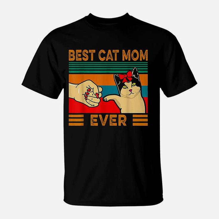 Vintage Best Cat Mom Ever Great Gifts For Mom T-Shirt
