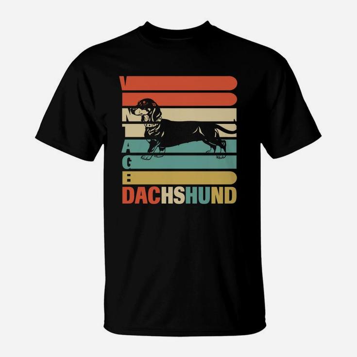 Vintage Dachshund Dog Shirts For Who Love Dachshund T-Shirt