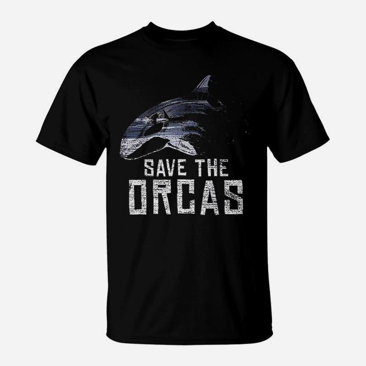 Vintage Earth Day Save The Orcas T-Shirt