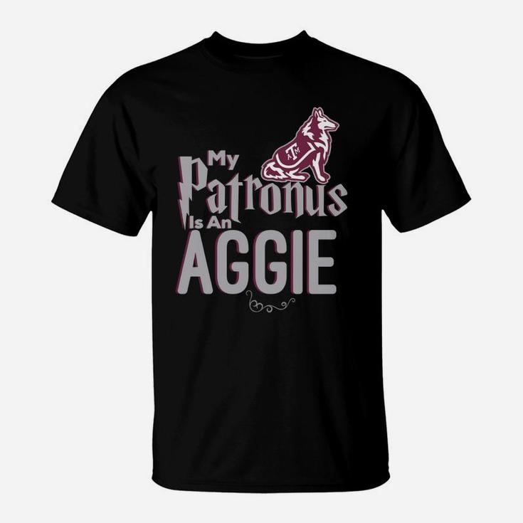 Vintage Graphic My Patronus Is An Aggie T-Shirt