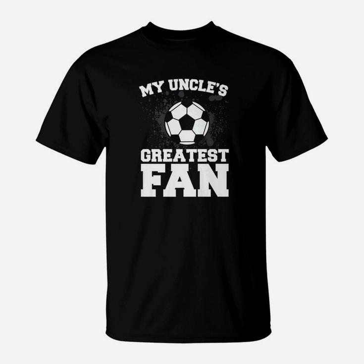 Vintage Graphic My Uncle Greatest Fan Soccer T-Shirt