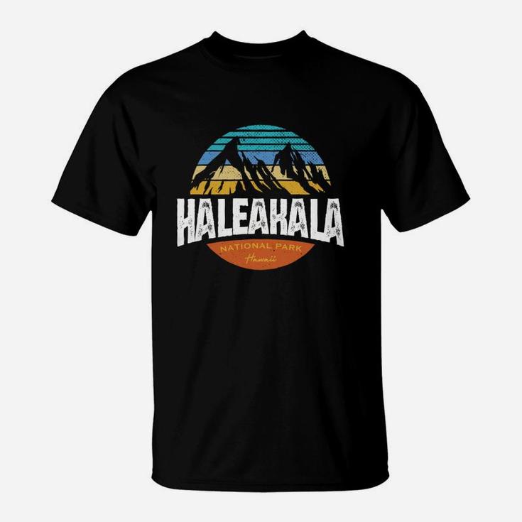 Vintage Haleakala National Park Hawaii Pullover Hoodie T-Shirt