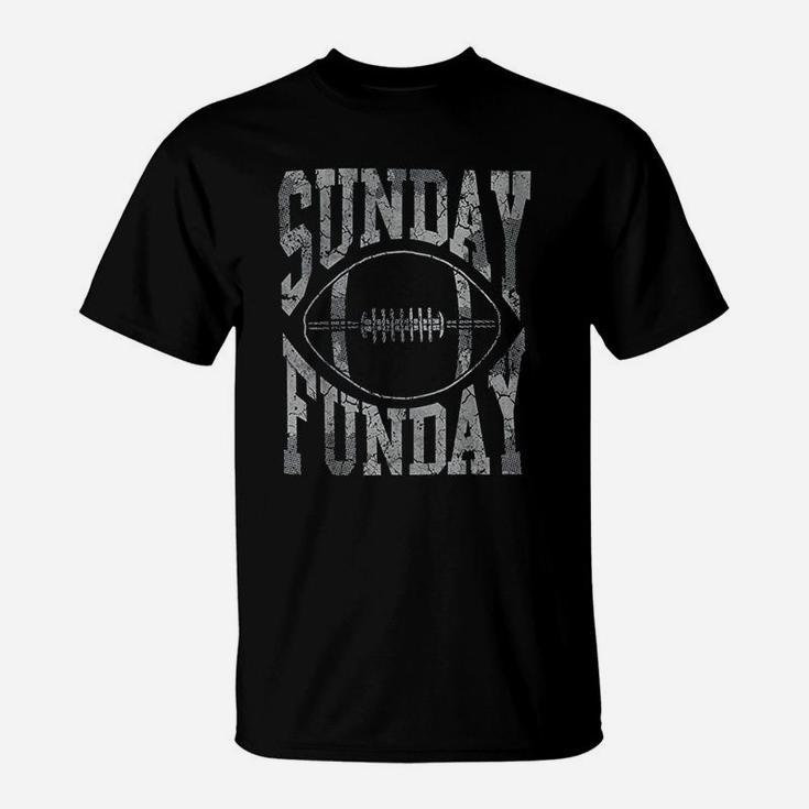 Vintage Silver Sunday Funday Football T-Shirt