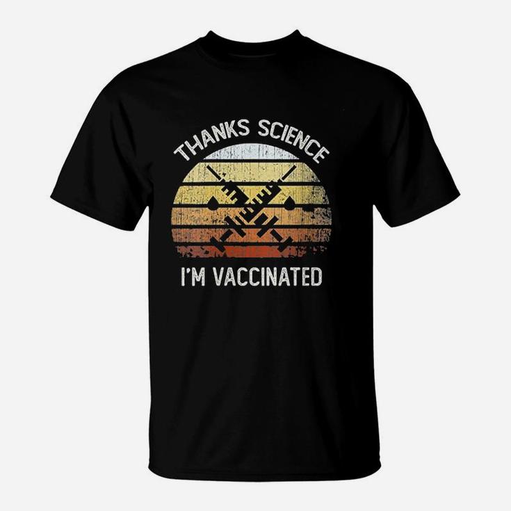 Vintage Thanks Science I Am Vaccinated T-Shirt