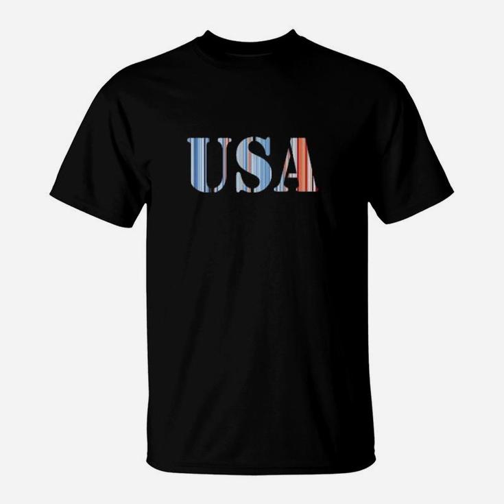 Climate Change Global Warming Stripes - Sustainably Made Black Sweatshirt
