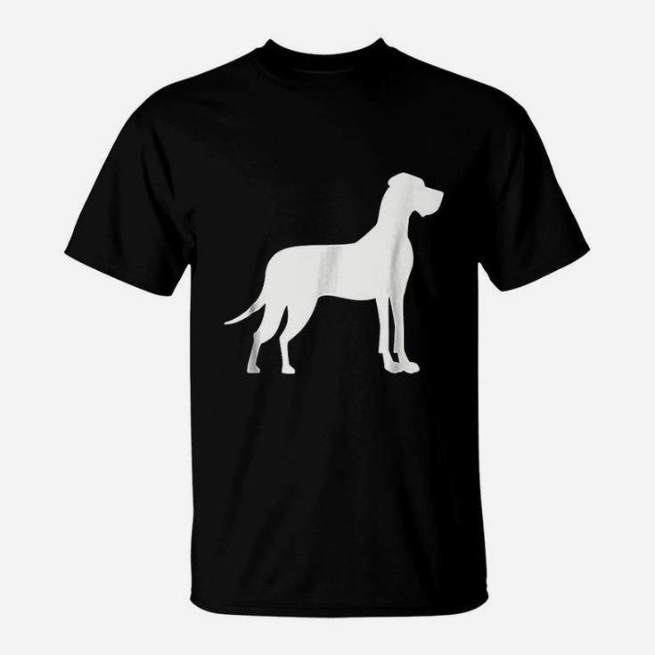 White Great Dane Dogs T-Shirt