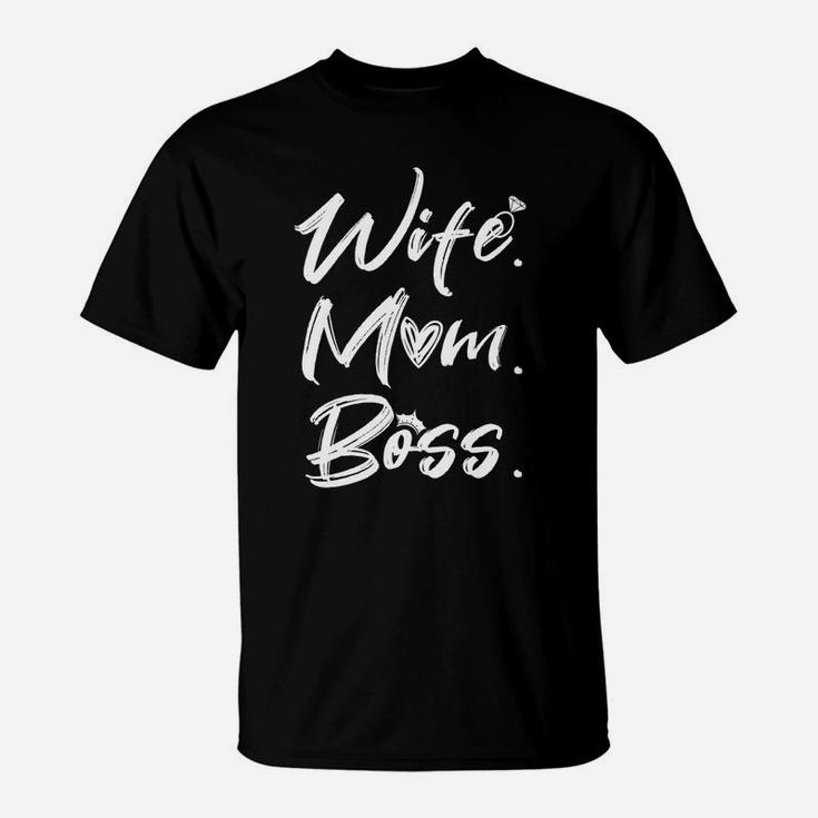 Wife Mom Boss Basic T-Shirt