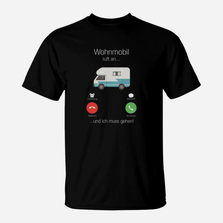 Wohnmobil Ruft An Männer T-Shirt, Lustiges Camping Outfit