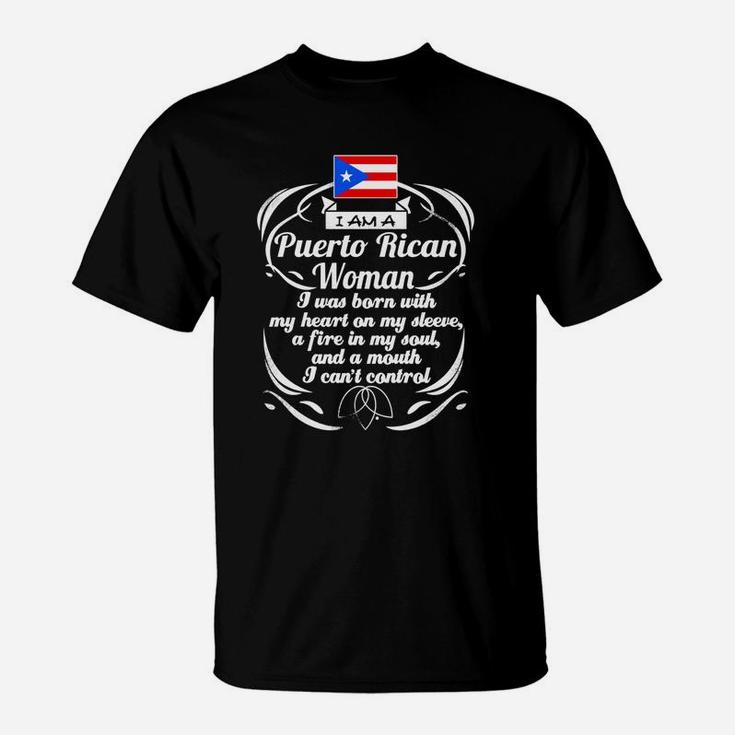 Womens Puerto Rico Shirt For Women-puerto Rican Tshirt T-Shirt